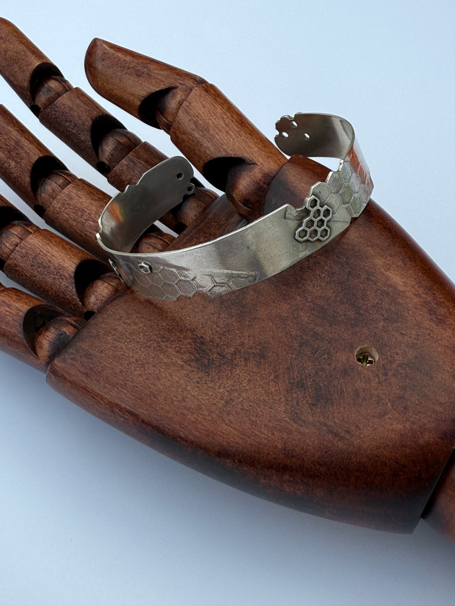 Honey Haven Cuff: Sterling Silver