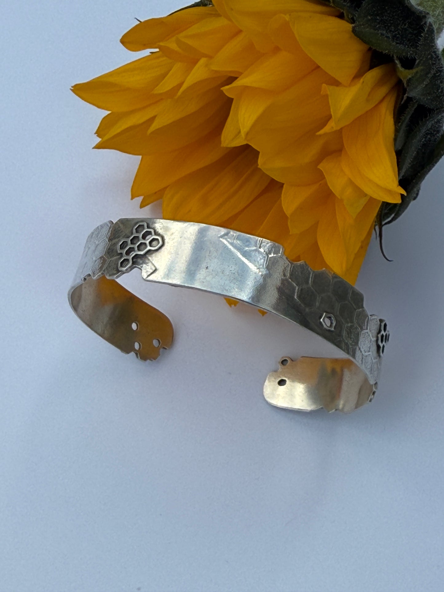 Honey Haven Cuff: Sterling Silver