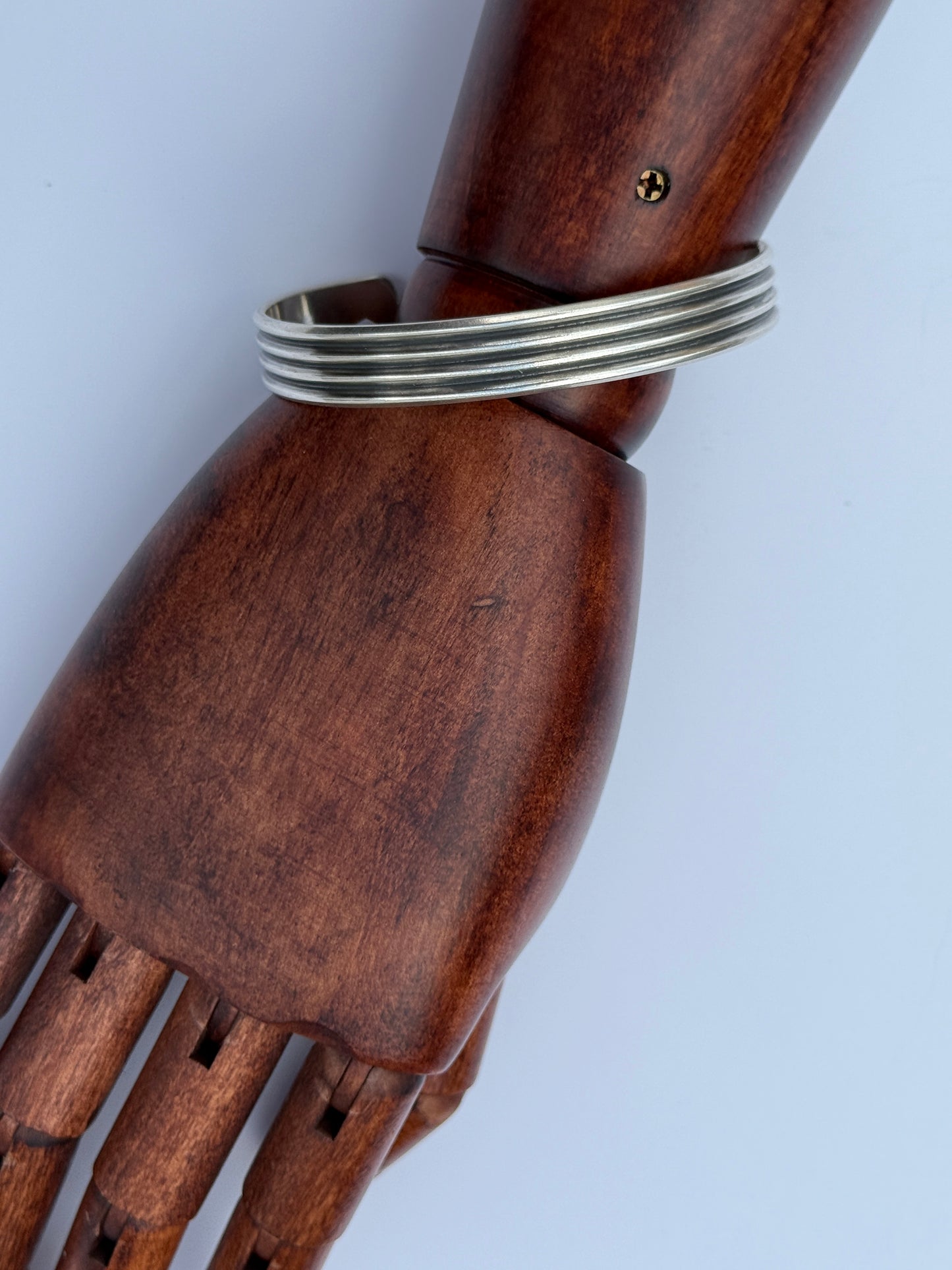 Mountain Ridge Cuff: Sterling Silver - Men's