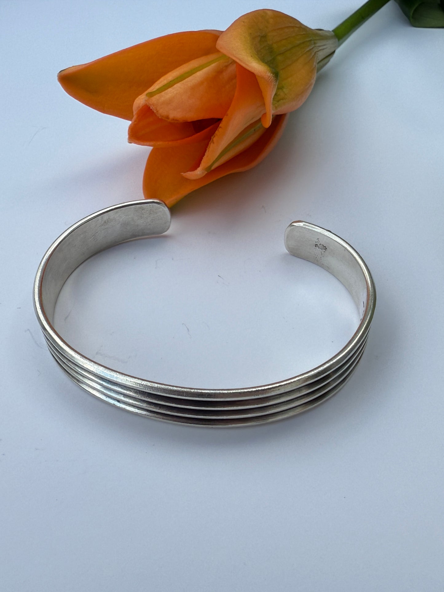 Mountain Ridge Cuff: Sterling Silver - Men's
