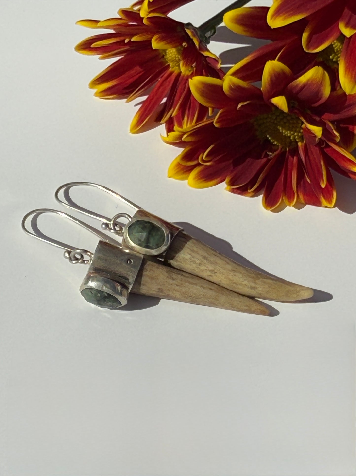 Wild Grace Earrings: Sterling Silver