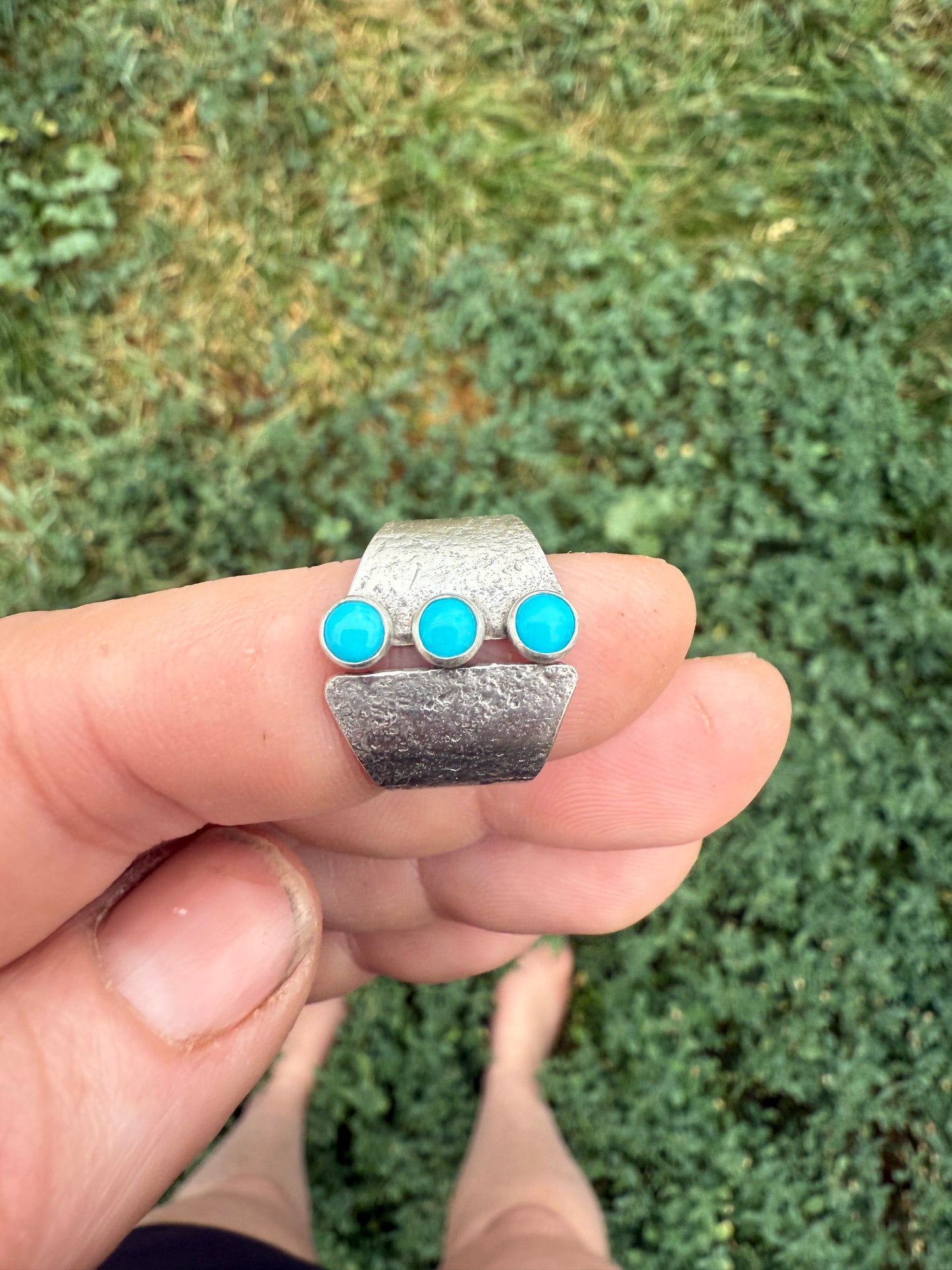 Blue Ridge Turquoise Ring - size 6.25