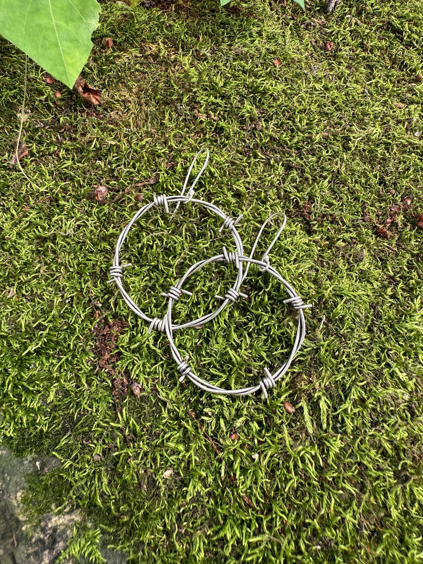 Barbed Beauty Hoops - Made to Order