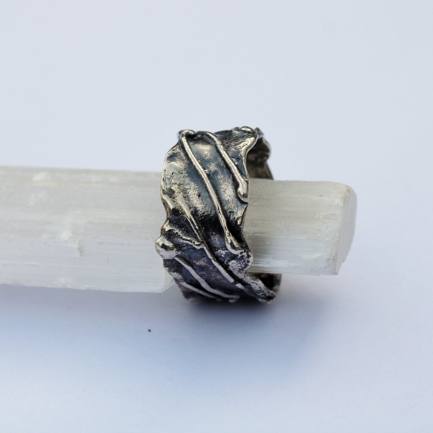 Earthsong Rings: Sterling Silver Fused Rings