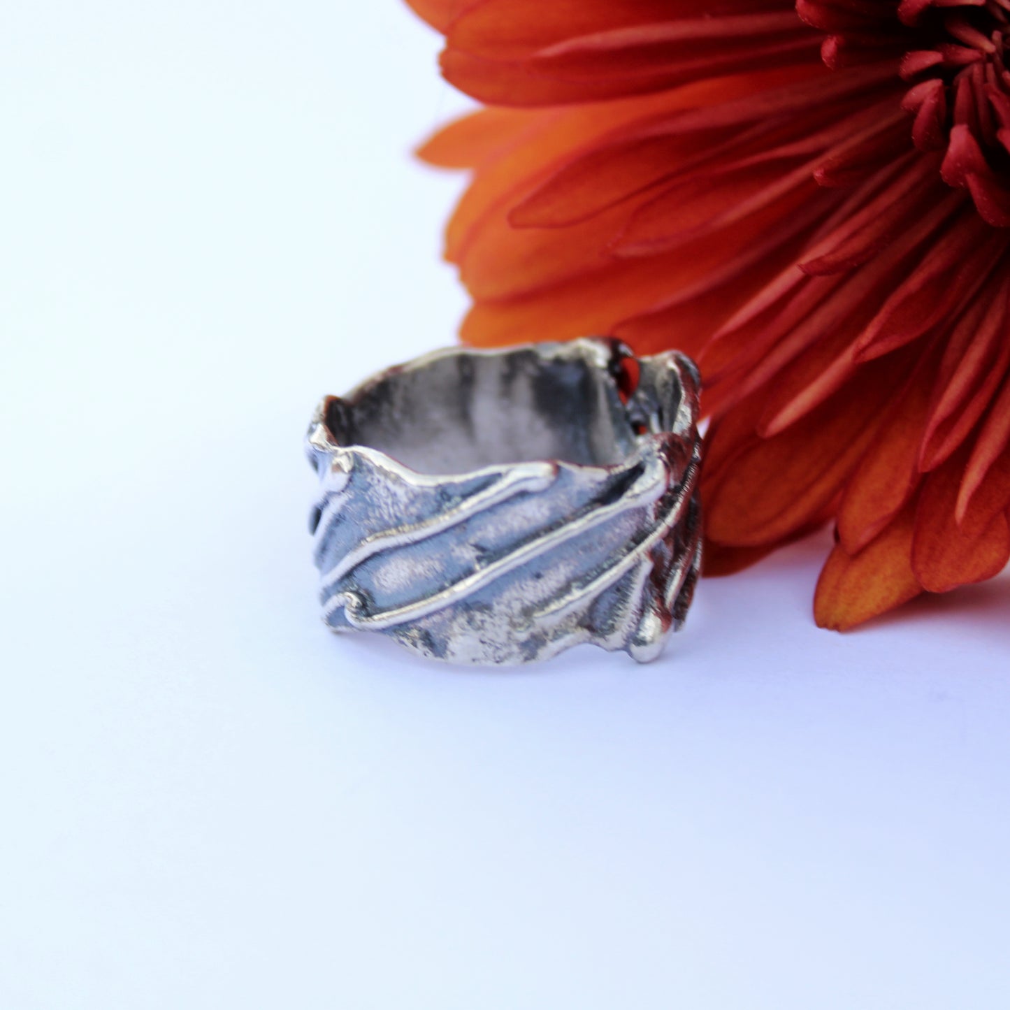 Earthsong Rings: Sterling Silver Fused Rings