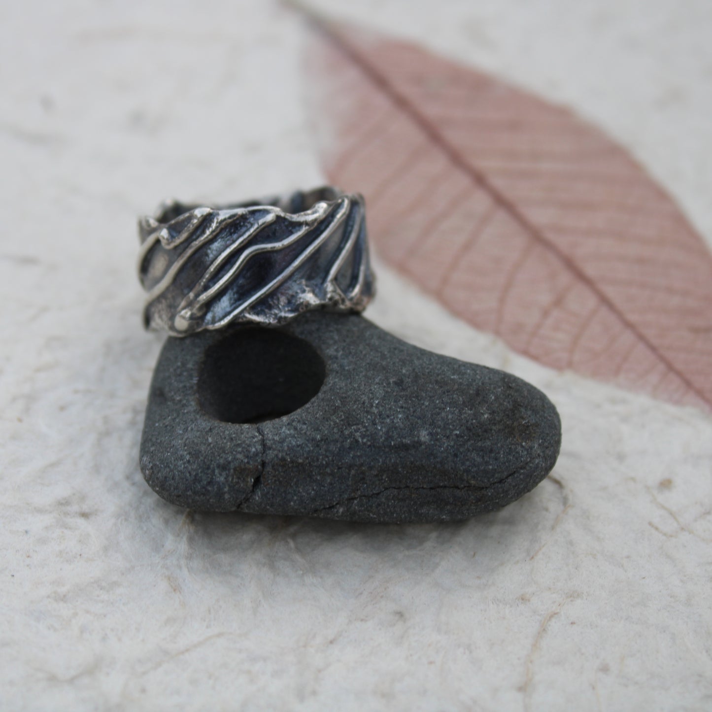 Earthsong Rings: Sterling Silver Fused Rings