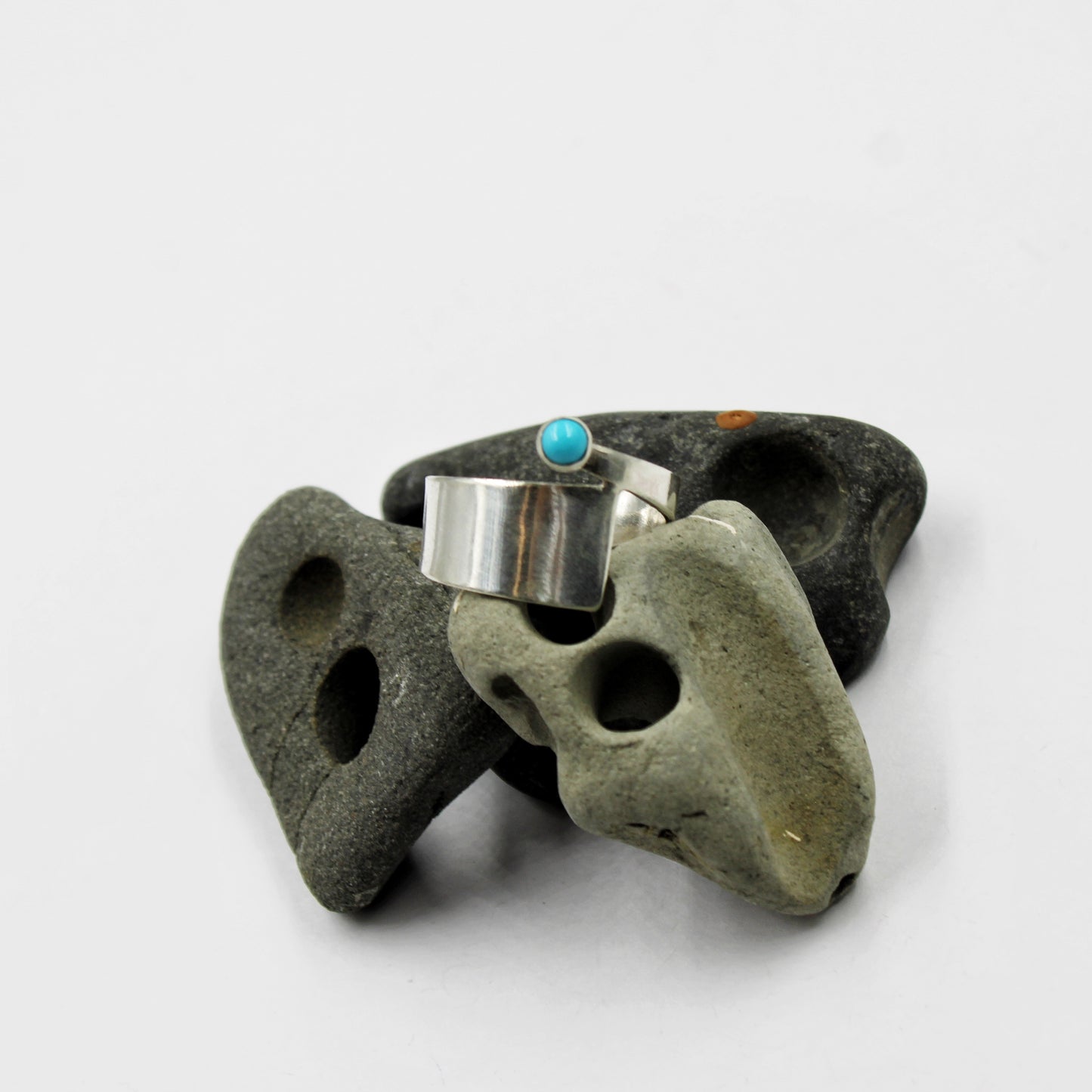 The Sylvan Connection Rings: Sterling Silver Overlap