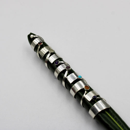 The Sylvan Connection Rings: Sterling Silver Overlap