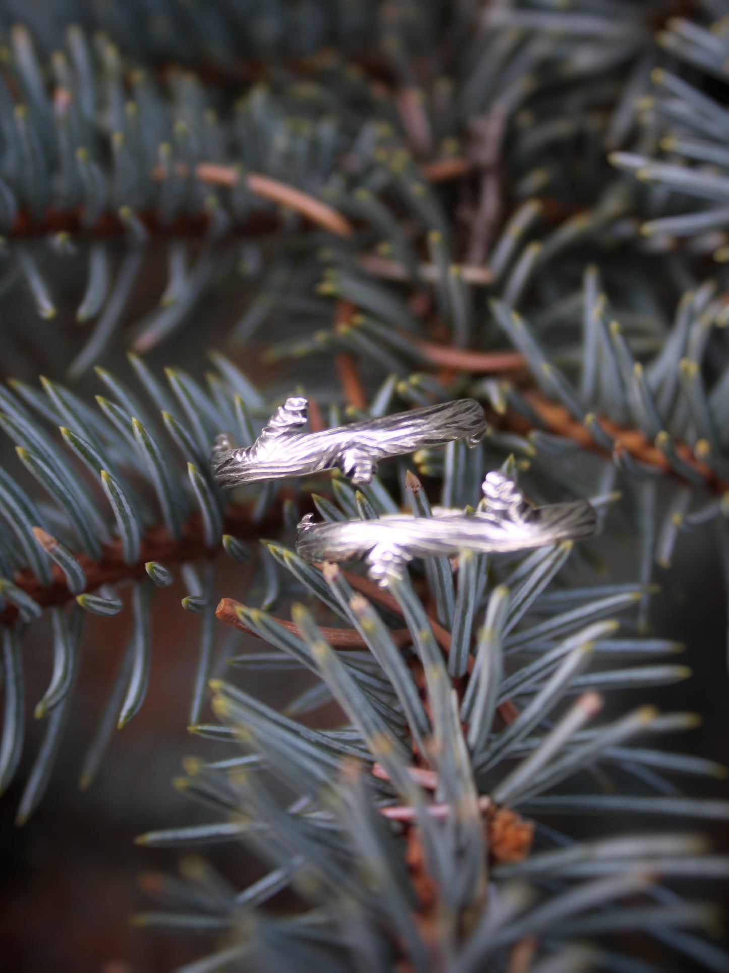 Resilience Rings: Sterling Silver Branches