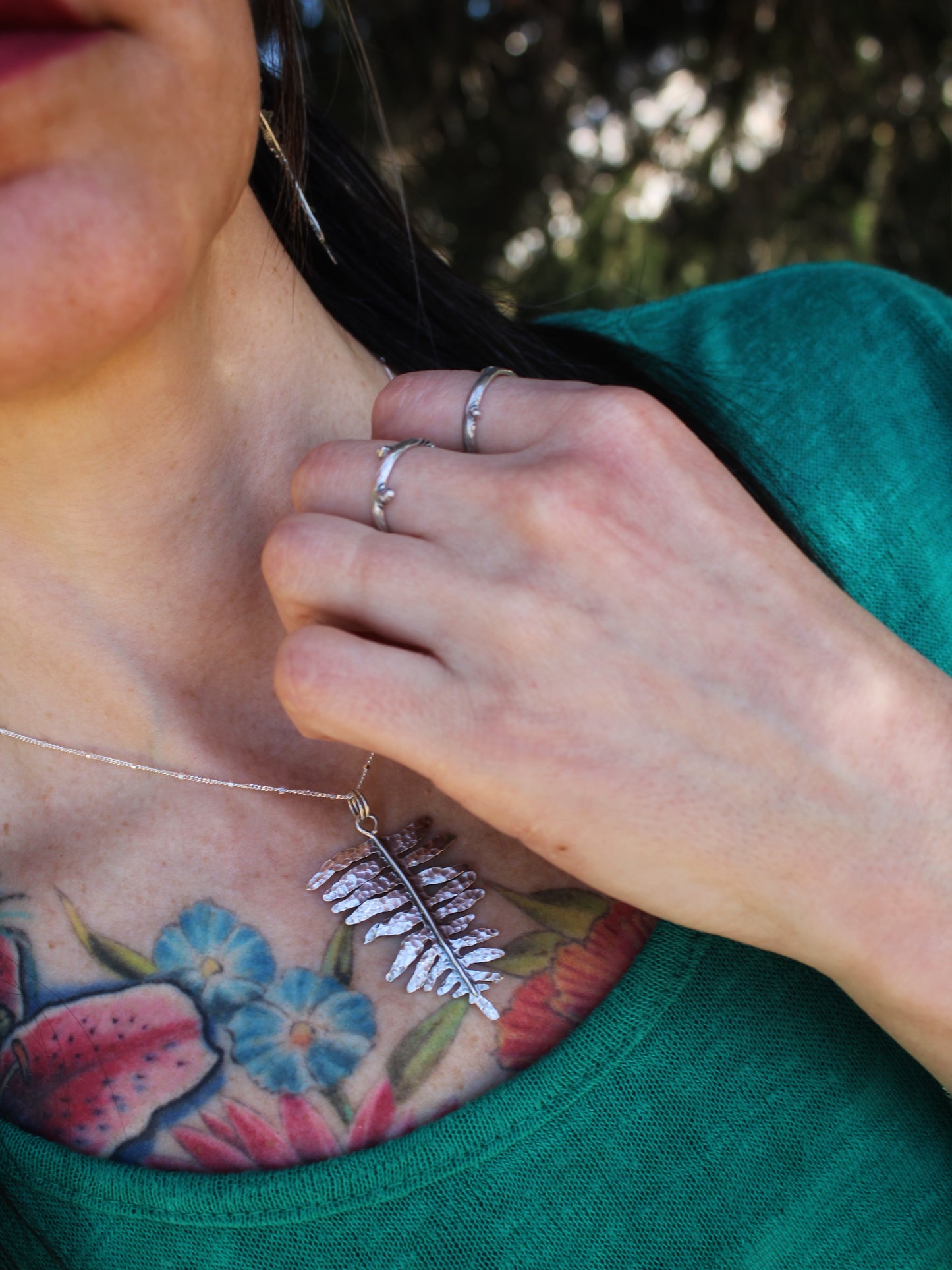Resilience Rings: Sterling Silver Branches