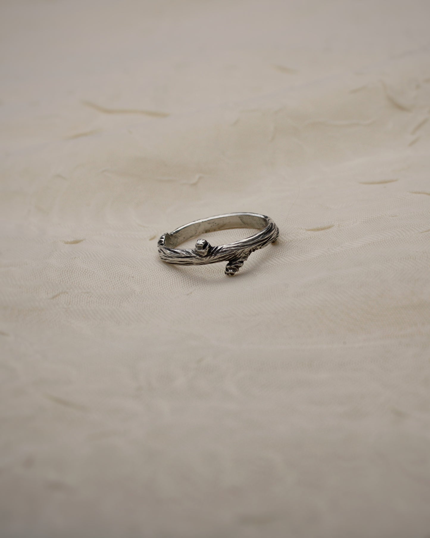 Resilience Rings: Sterling Silver Branches