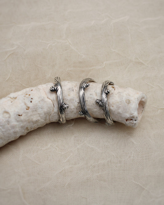 Resilience Rings: Sterling Silver Branches