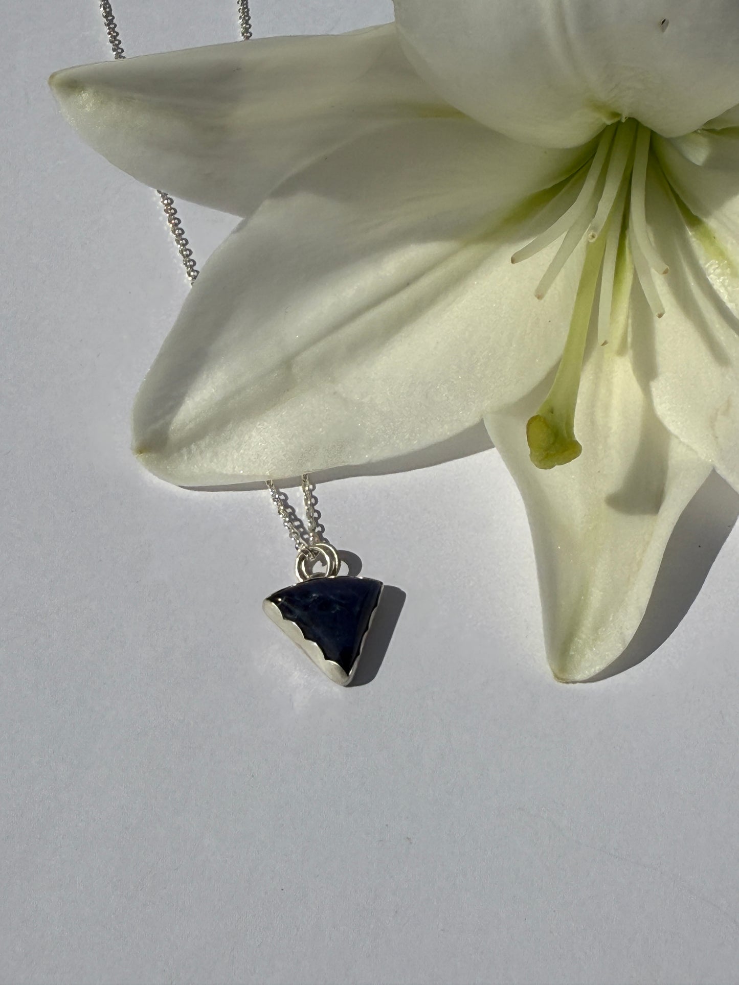 Moment of Stillness: Sodalite Pendant