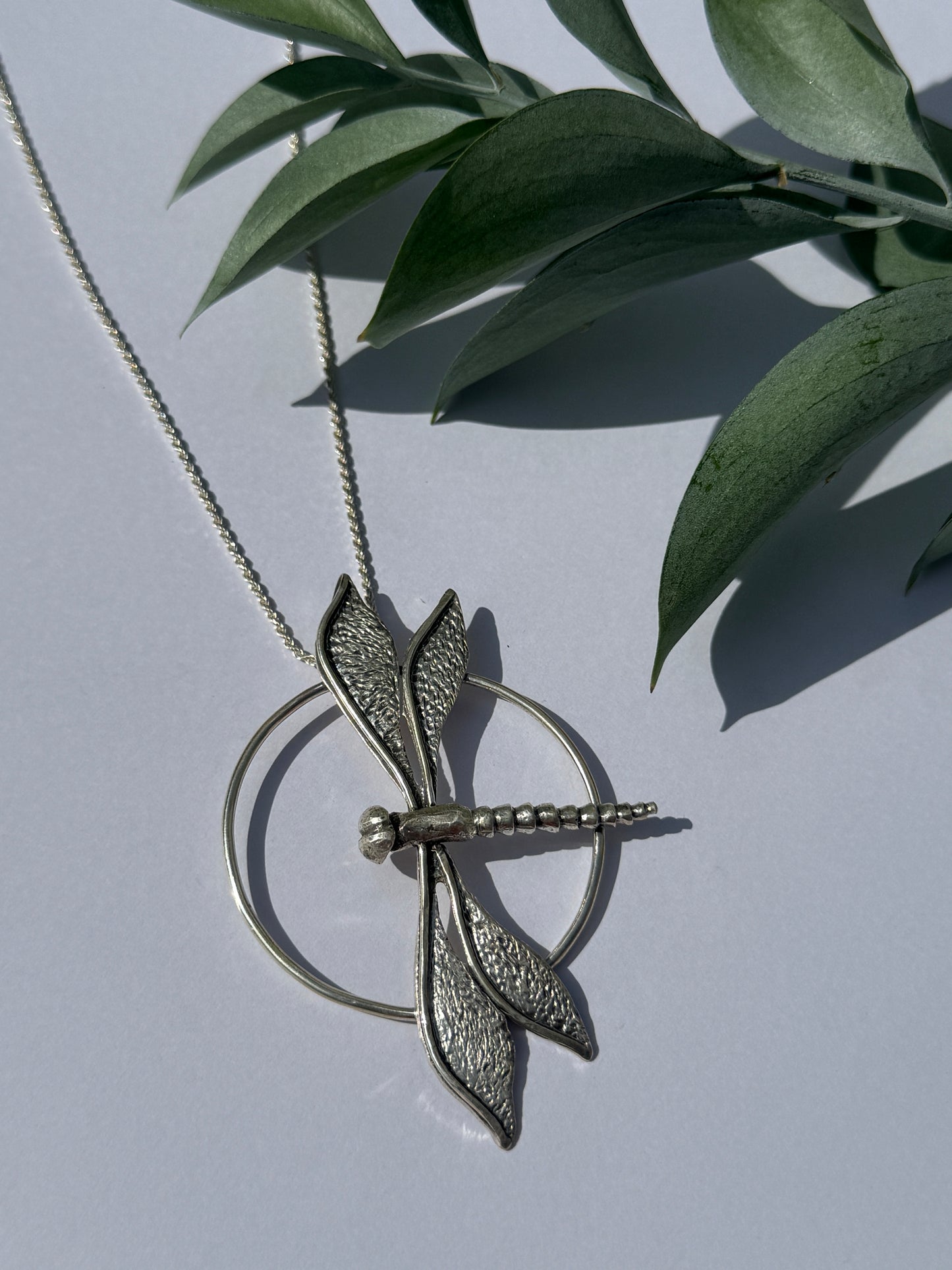 Dragonfly Dreams Necklace: Sterling Silver & Dragonfly Pendant