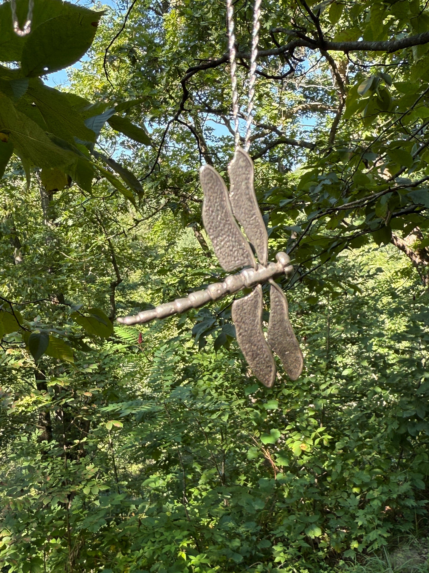 Ready for Flight: Sterling Silver Dragonfly Pendant
