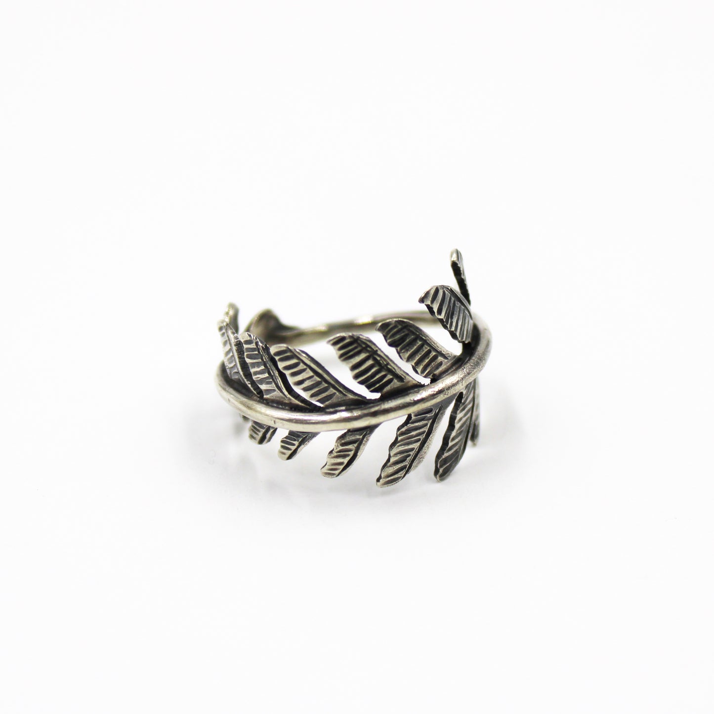 Grace Rings: Sterling Silver Maidenhair Ferns