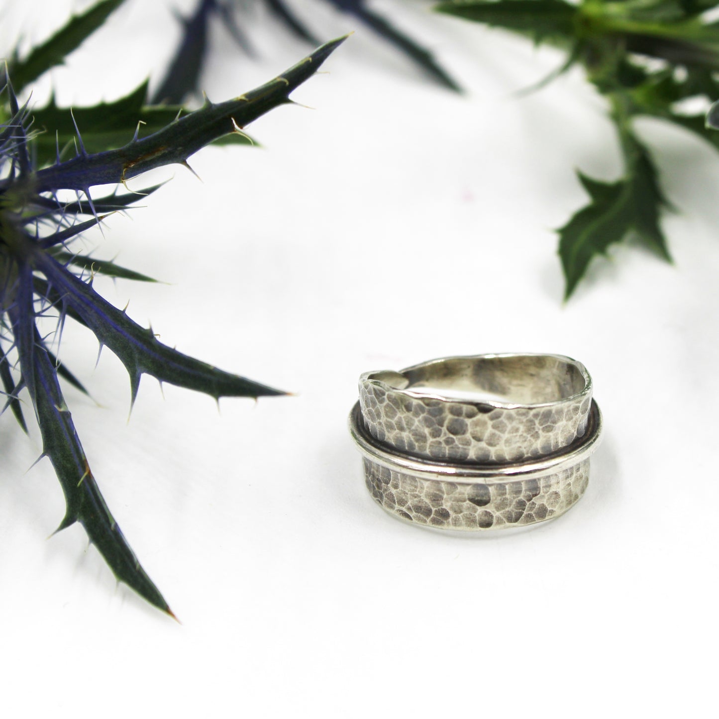 Harmony Leaf Rings: Sterling Silver Willow Leaves