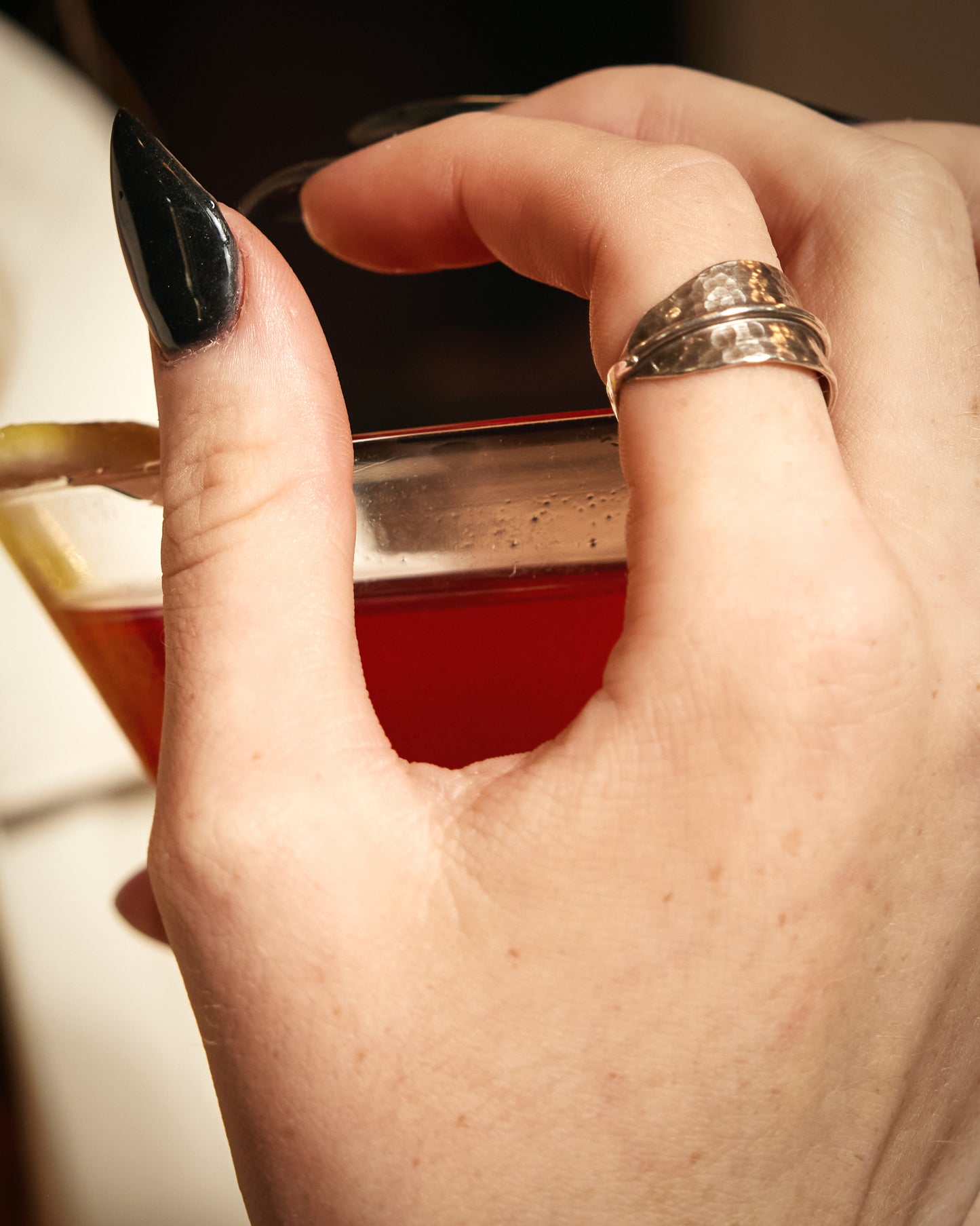 Harmony Leaf Rings: Sterling Silver Willow Leaves