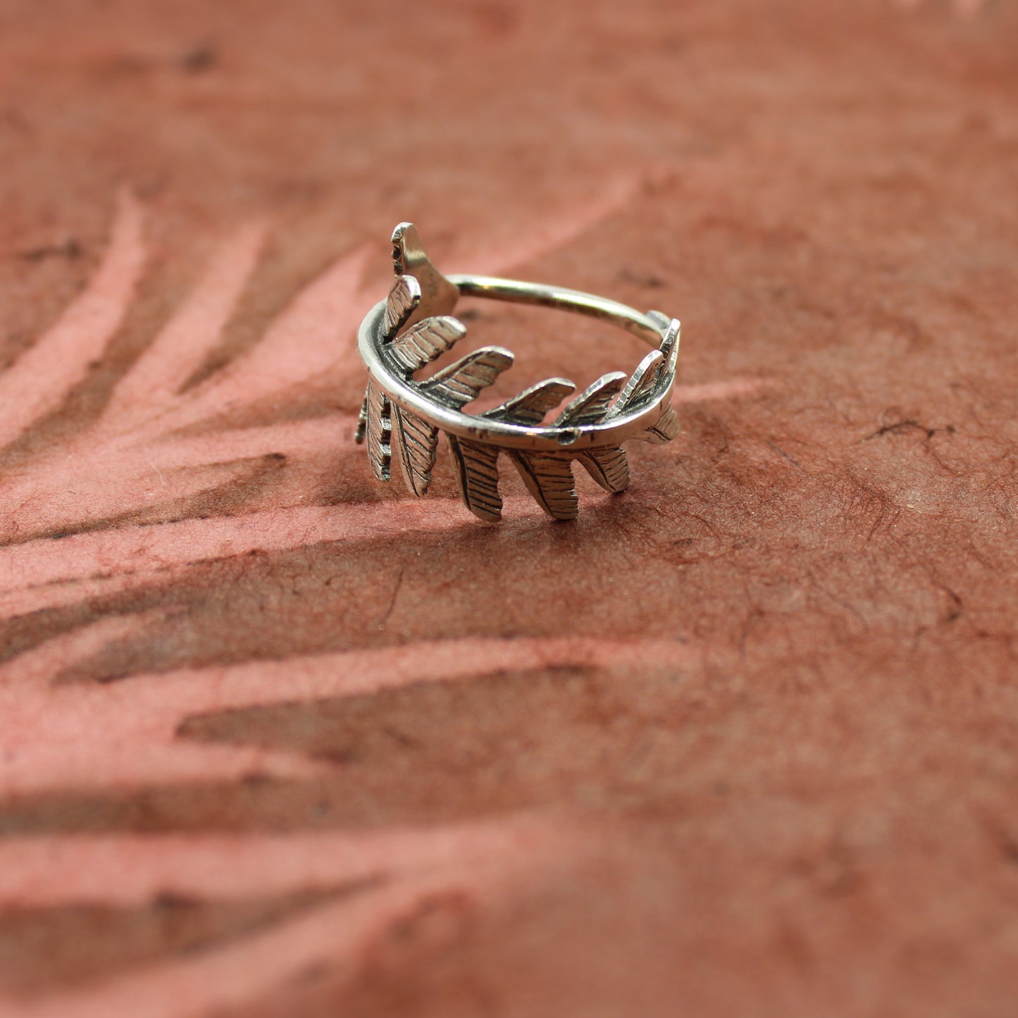 Grace Rings: Sterling Silver Maidenhair Ferns
