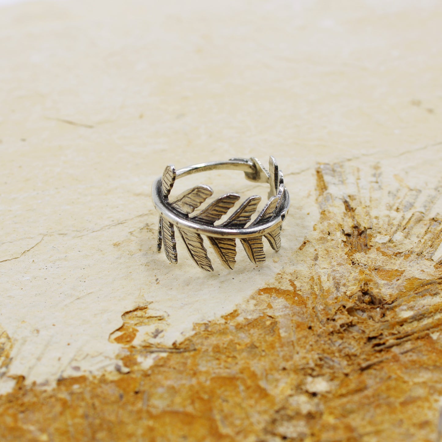 Grace Rings: Sterling Silver Maidenhair Ferns
