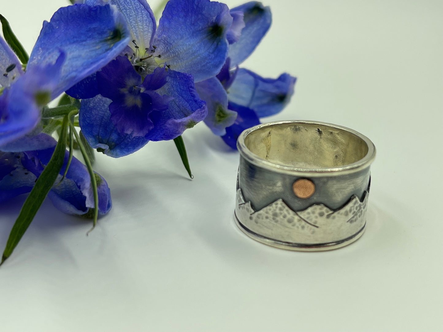 Everlasting Peaks Rings: Sterling Silver Mountains
