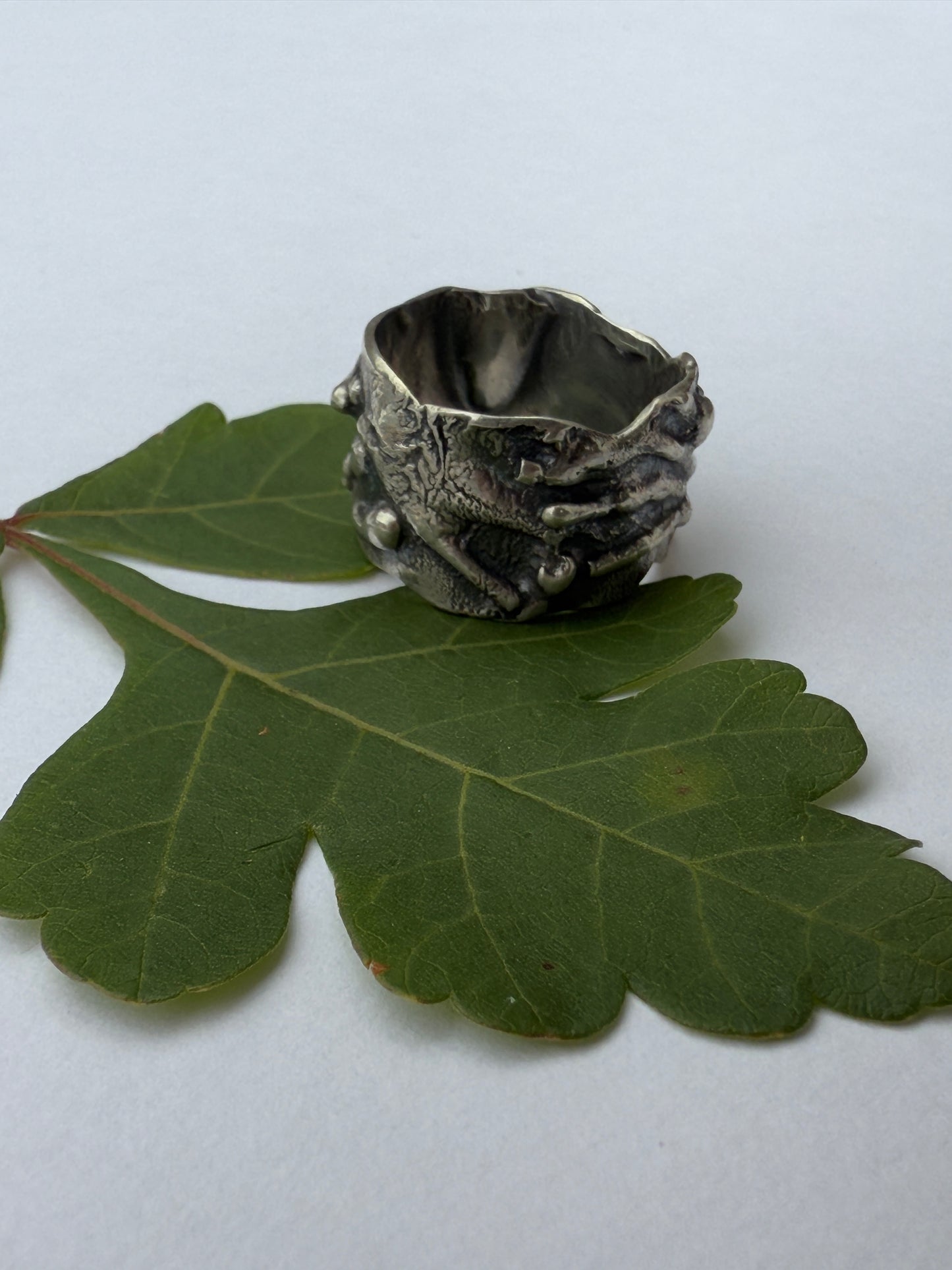 Earthsong Rings: Sterling Silver Fused Rings