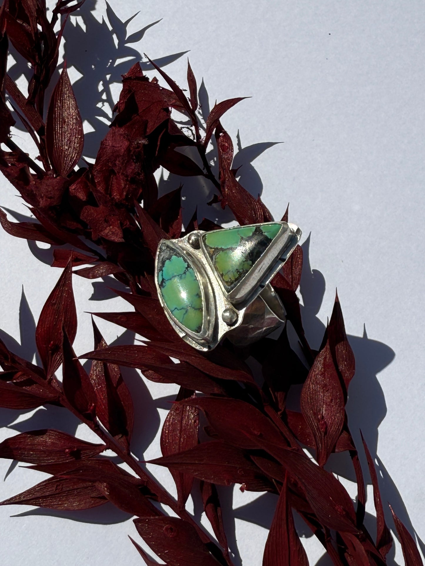 Skyward Ring - Qingu Turquoise - size 9.25