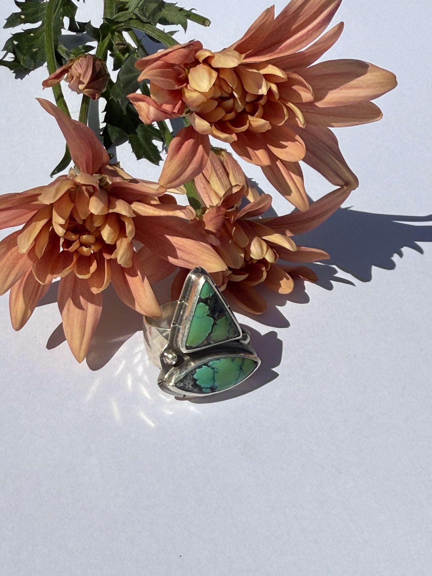 Skyward Ring - Qingu Turquoise - size 9.25