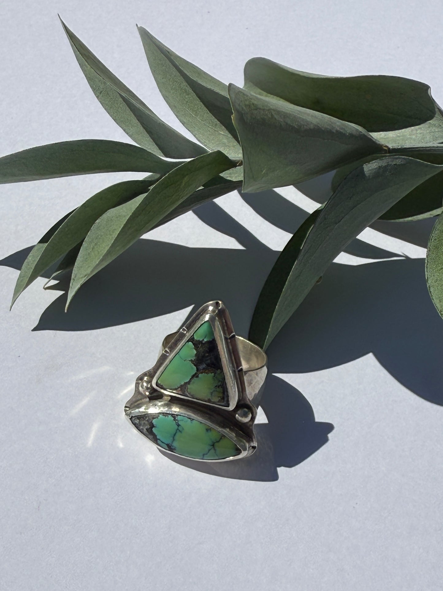 Skyward Ring - Qingu Turquoise - size 9.25