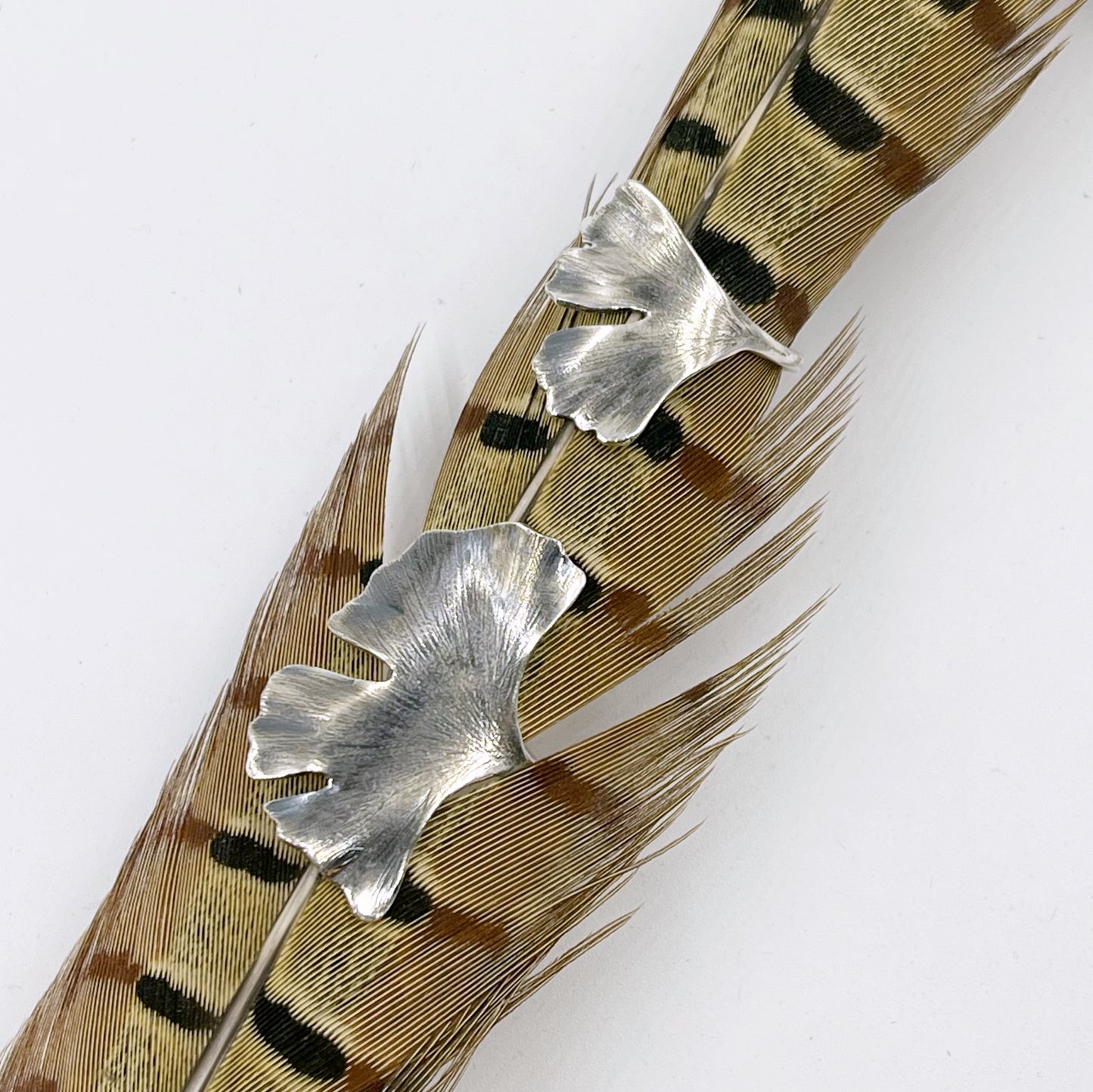 Gingko Grove Rings: Sterling Silver Gingko Leaves