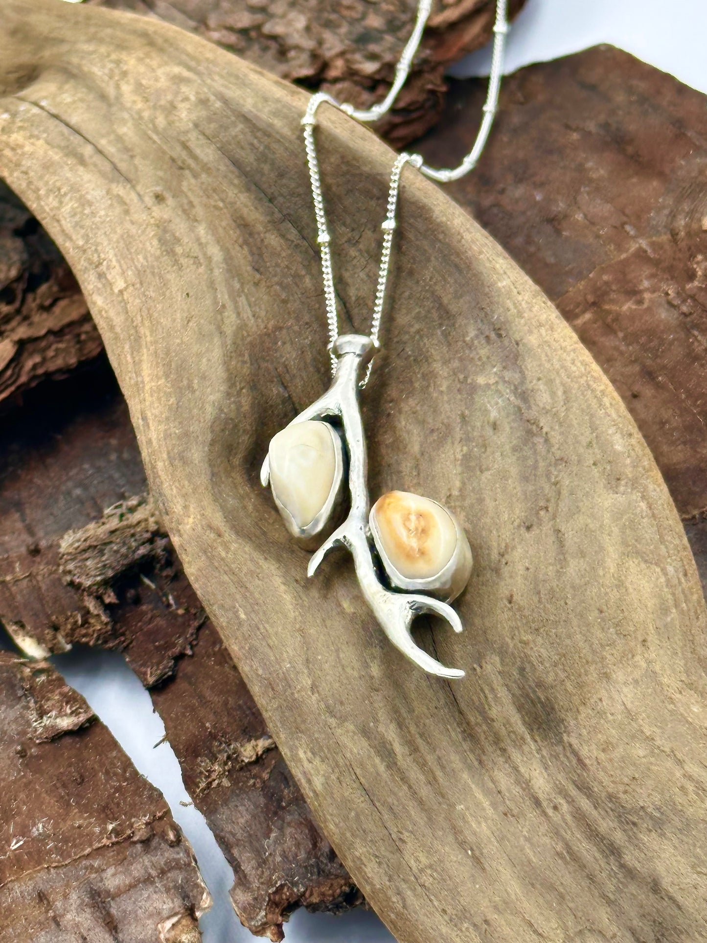 Ivory Ridge Necklace: Sterling Silver