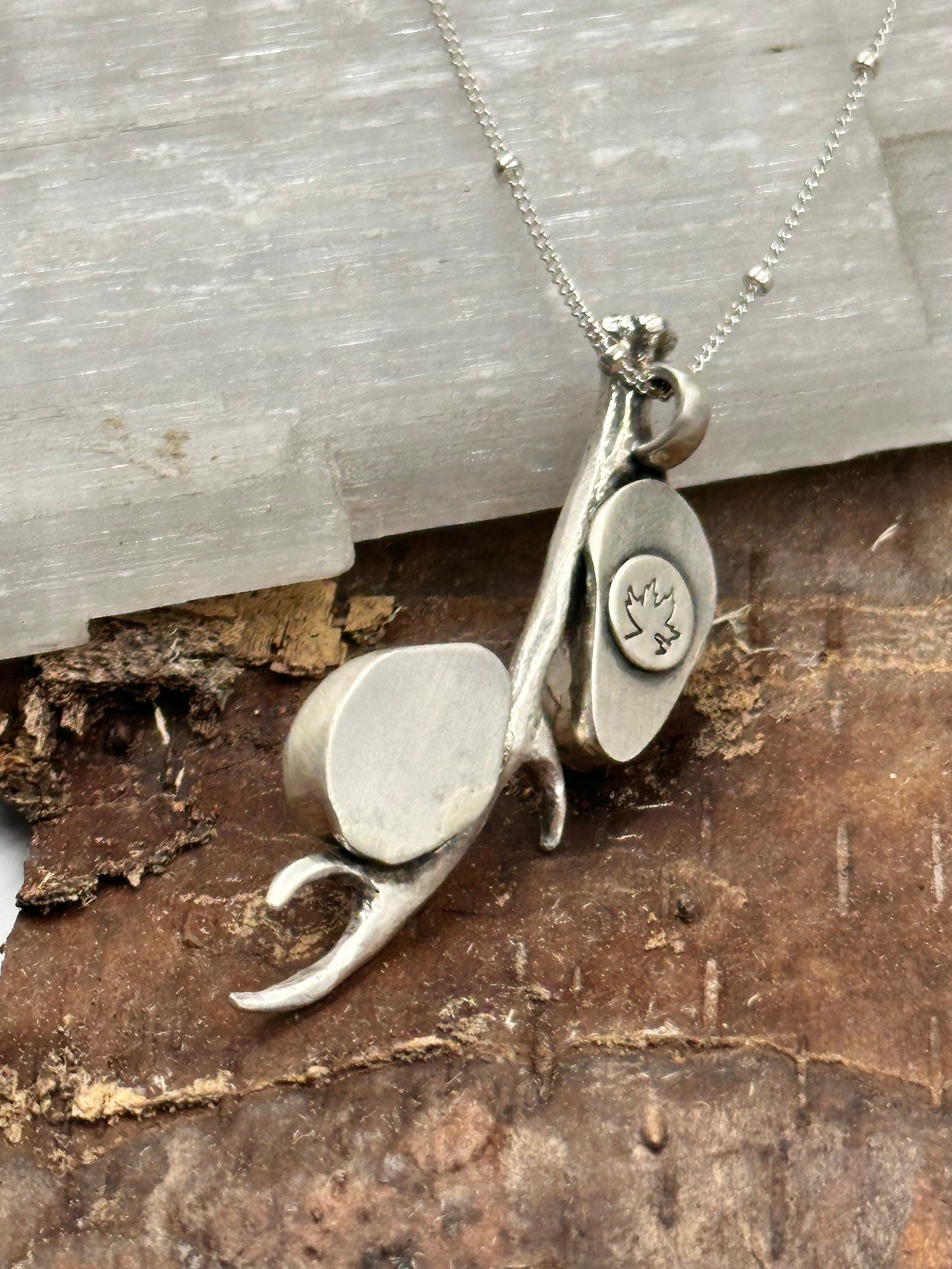 Ivory Ridge Necklace: Sterling Silver