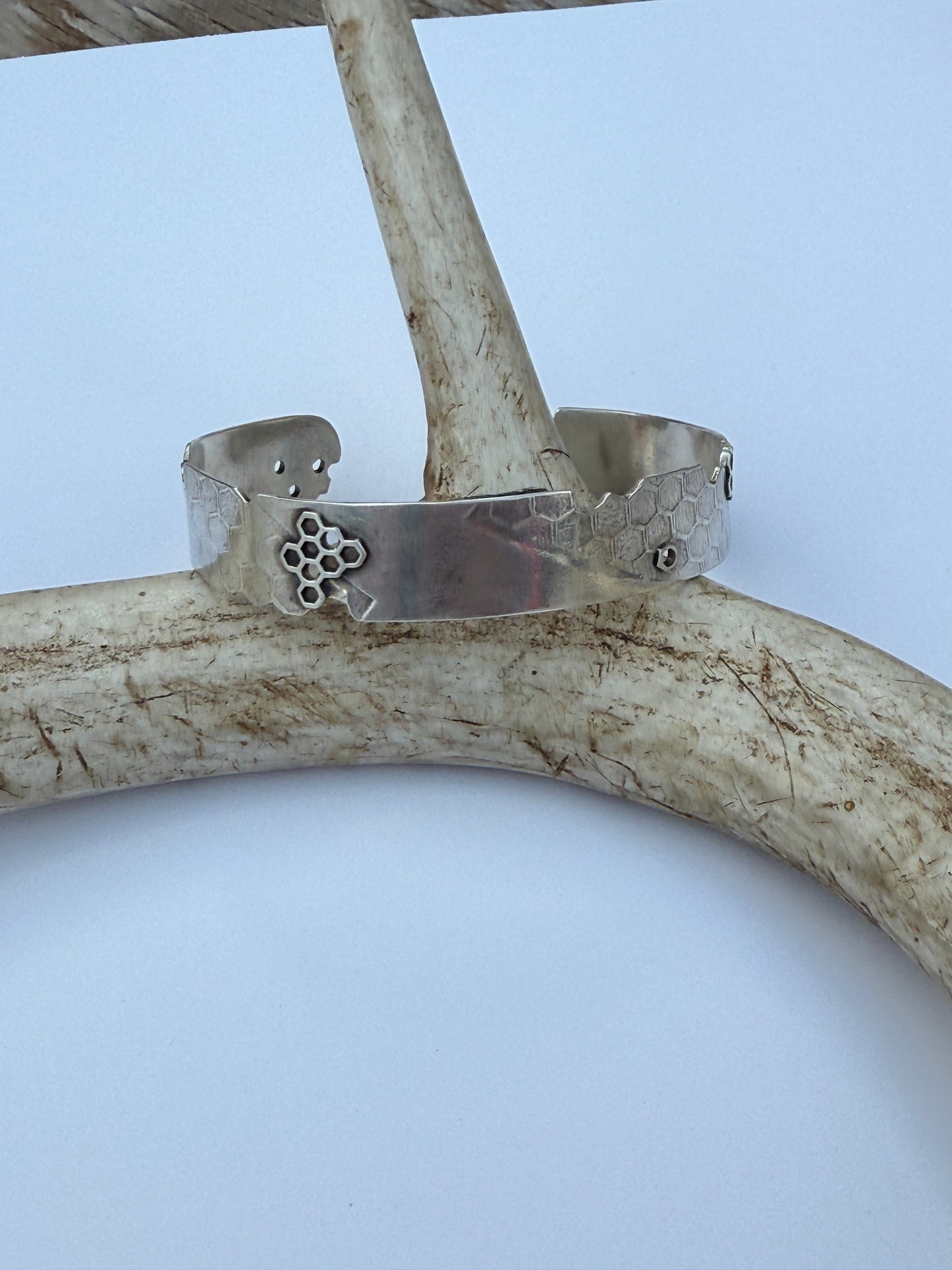 Honey Haven Cuff: Sterling Silver
