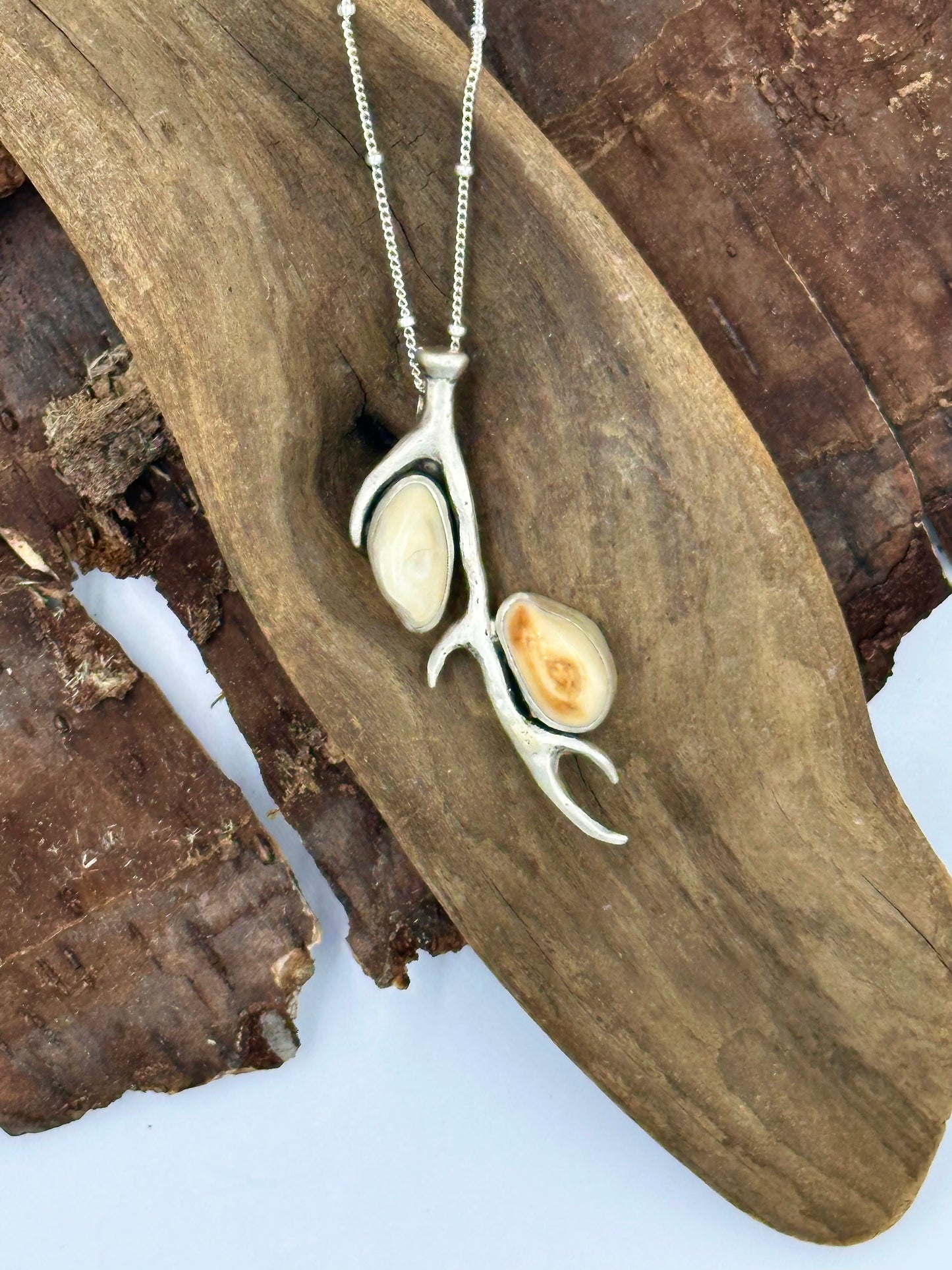 Ivory Ridge Necklace: Sterling Silver
