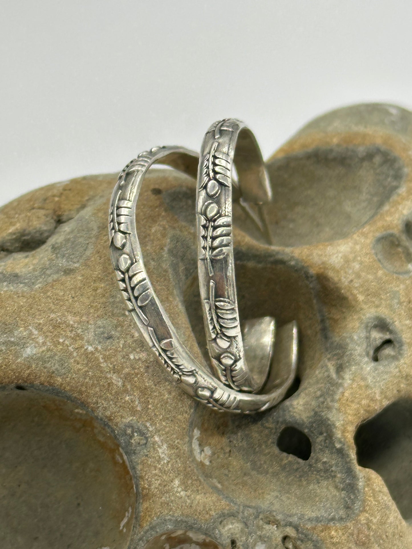 Rooted Rhythm Hoop Earrings