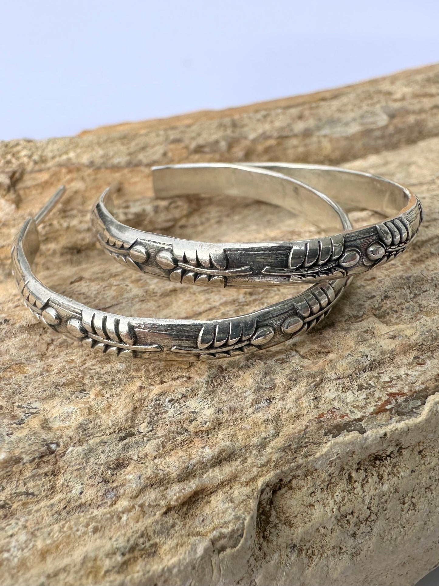 Rooted Rhythm Hoop Earrings