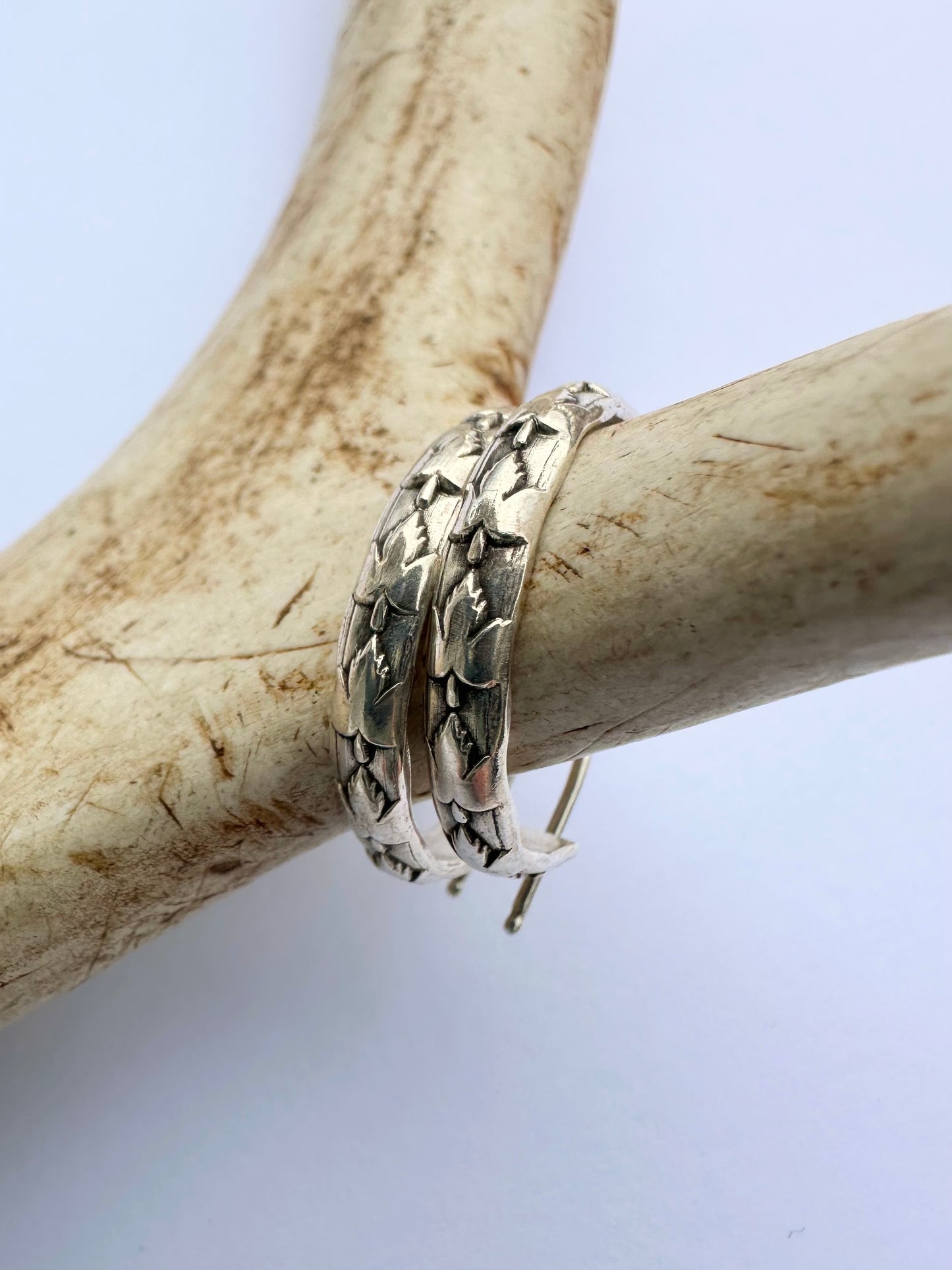Rooted Rhythm Hoop Earrings