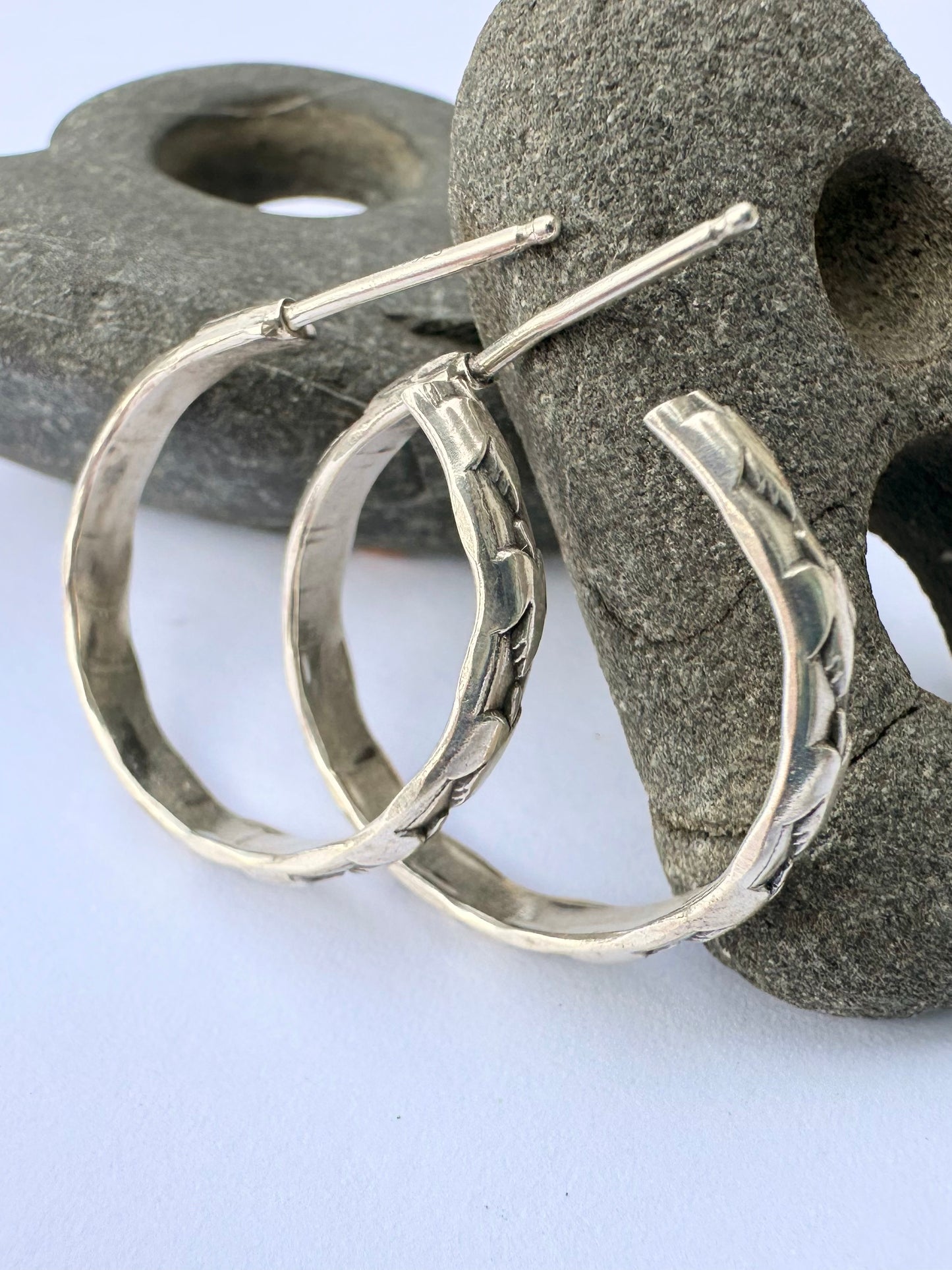 Rooted Rhythm Hoop Earrings