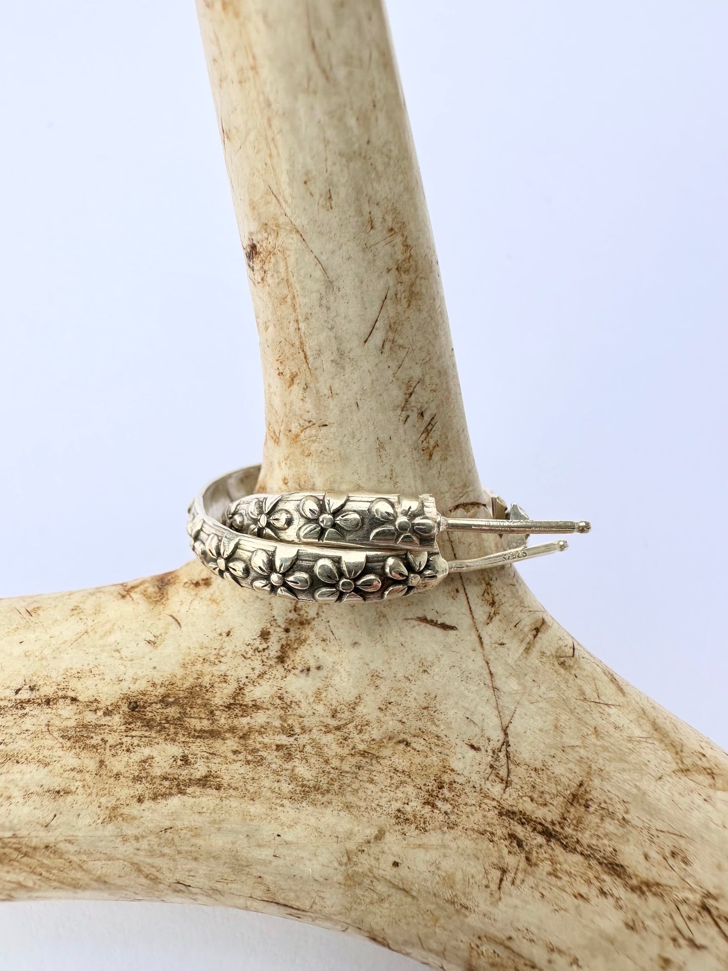 Rooted Rhythm Hoop Earrings