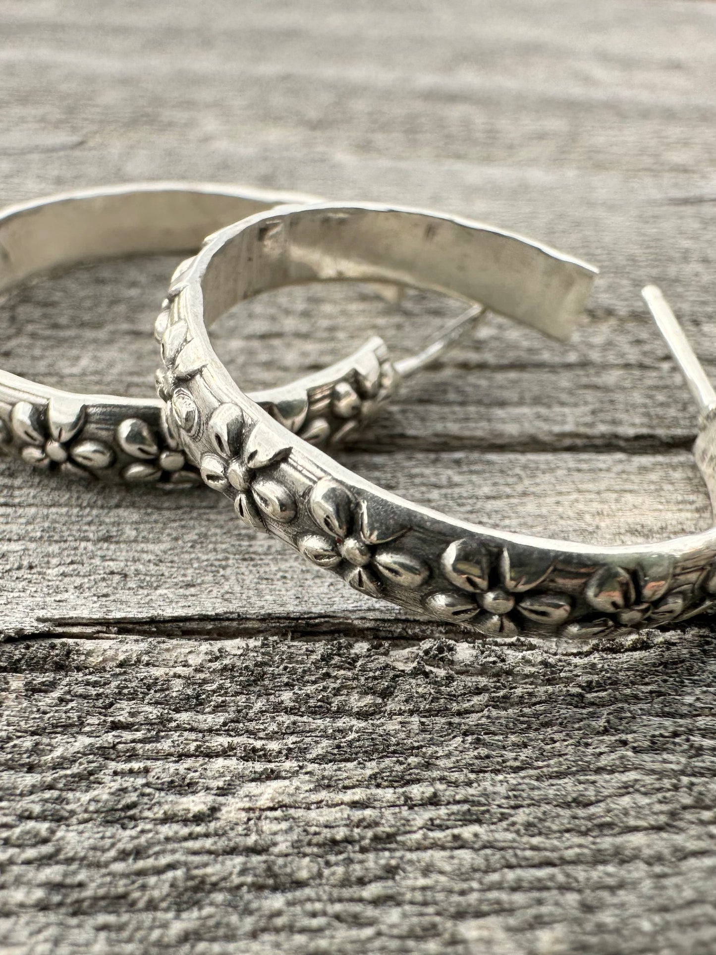 Rooted Rhythm Hoop Earrings
