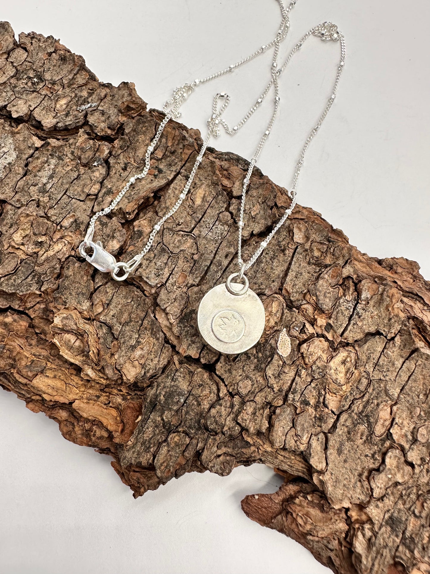 The Clear Sky Passage Necklace: Persian Blue & Sterling Silver
