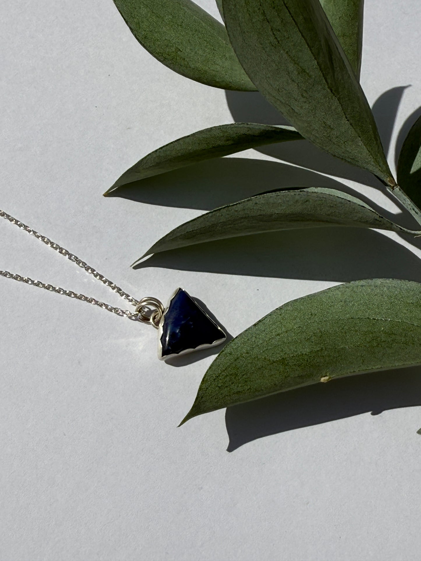 Moment of Stillness: Sodalite Pendant