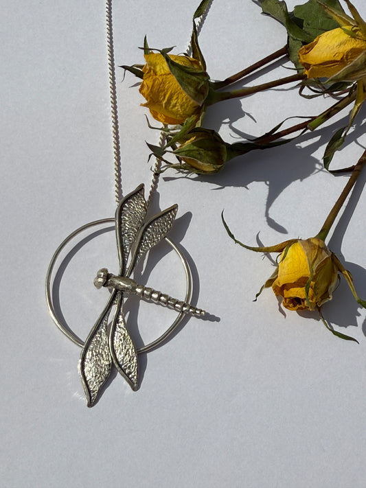 Dragonfly Dreams Necklace: Sterling Silver & Dragonfly Pendant