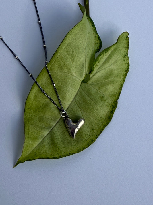 Still, I Choose Love: Sterling Silver Hearts