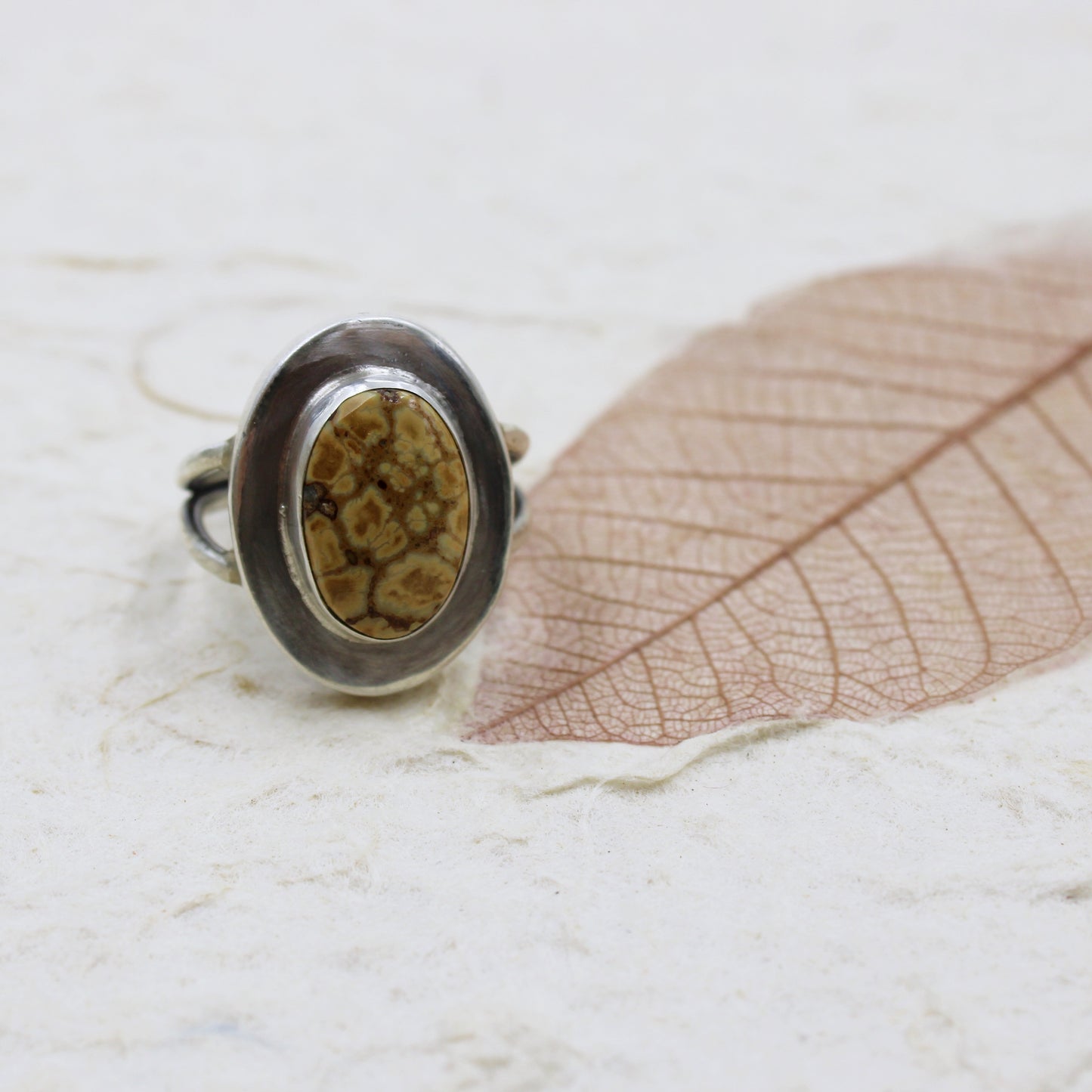 Wild Haven Ring: Sterling Silver & Jasper - size 7