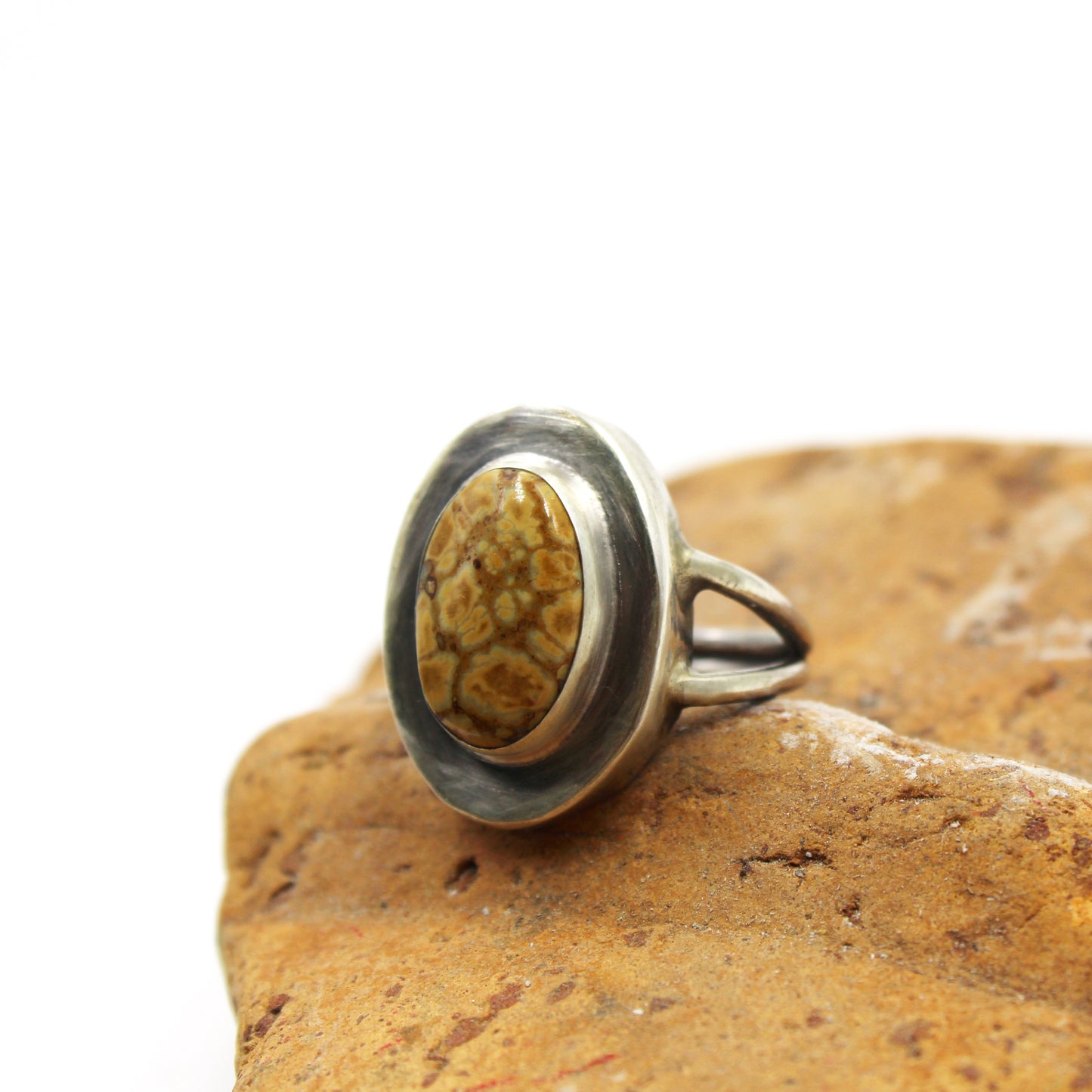 Wild Haven Ring: Sterling Silver & Jasper - size 7