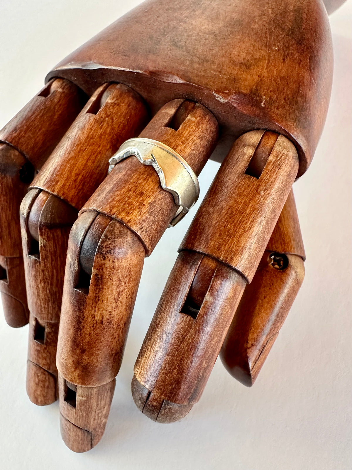 Ridgeline Band: Sterling Silver Mountain Band - size 6.5