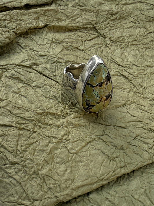 Pebble Dance Ring - Polychrome Turquoise - size 5.75