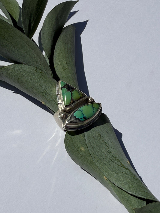 Skyward Ring - Qingu Turquoise - size 9.25